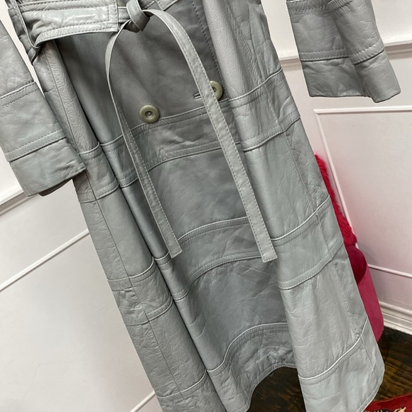 The Tannery for Montgomery Wards vintage leather coat. - Picture 4 of 8